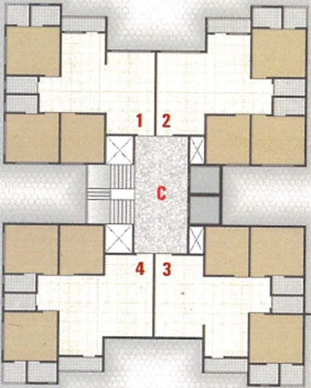 Floor Plan of Reshma Takshashila Heights in Dindoli, Surat - Image 38131