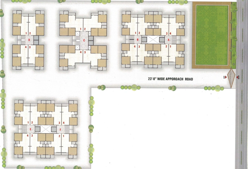 Master Plan of Reshma Takshashila Heights in Dindoli, Surat - Image 38132