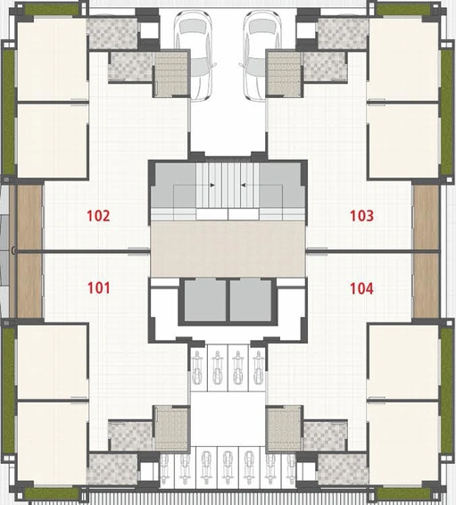 Floor Plan of Sai Upavan in Palanpur, Surat - Image 38191