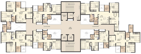 Floor Plan of VTP Belair - BW in Mahalunge, Pune - Image 12720