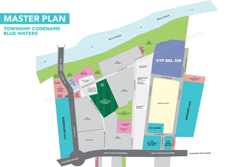Master Plan of VTP Belair - BW in Mahalunge, Pune - Image 12721