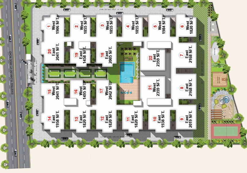 Master Plan of Sri Sai Viradhya in Uppal, Hyderabad - Image 55782