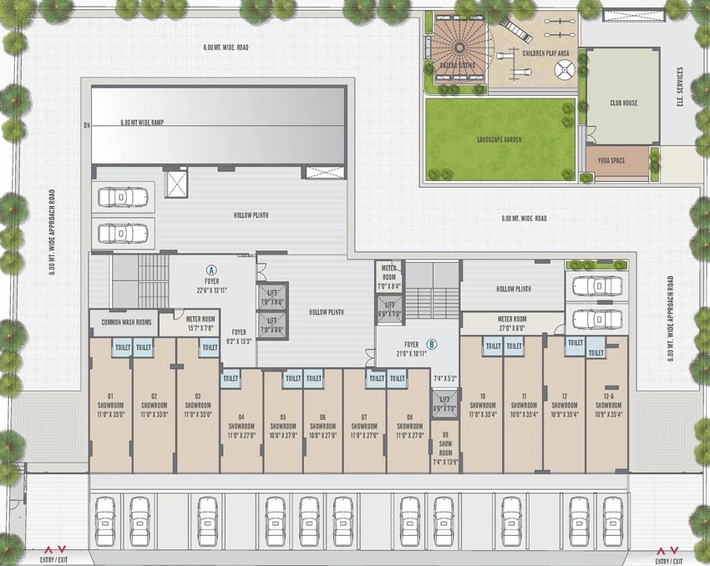 Master Plan of Om Beryl Sky in Kudasan, Gandhinagar - Image 28918