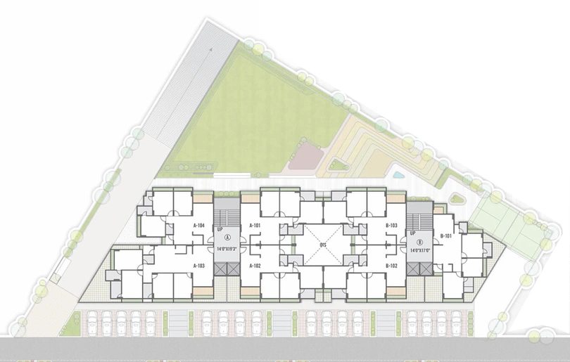 Master Plan of Saanidhya Aavkar 96 in Sargasan, Gandhinagar - Image 40537