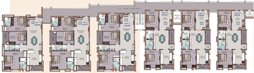 Floor Plan of Riddhi Golden Nest in Manikonda, Hyderabad - Image 55889