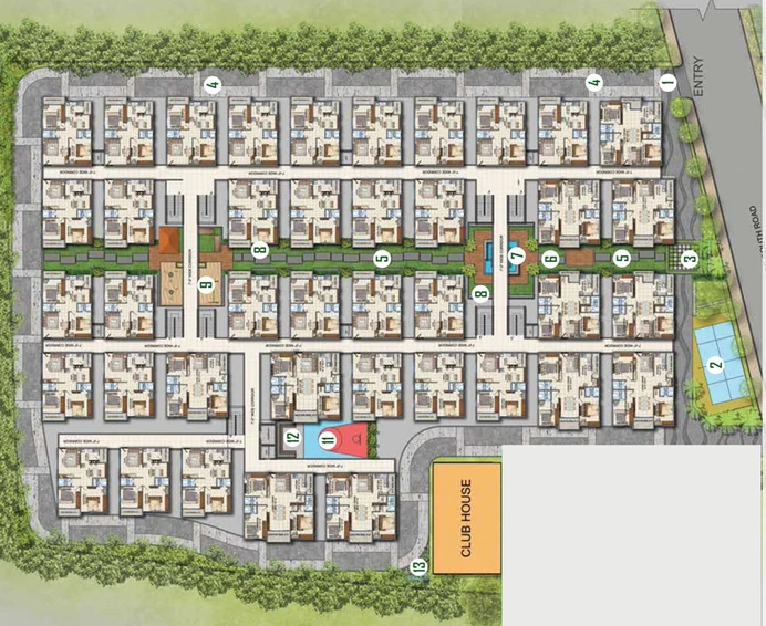 Master Plan of Eco Green Casa Traimbak in Kompally, Hyderabad - Image 56064