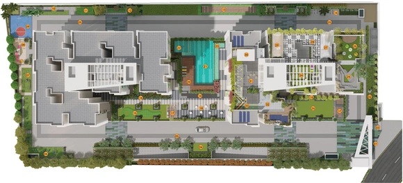 Master Plan of Mana Macasa Emerald in Sarjapur, Bangalore - Image 43002