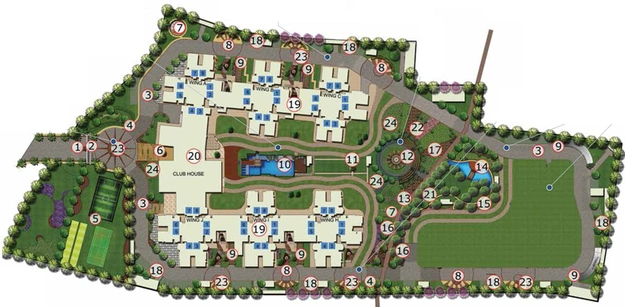 Master Plan of Mantri Energia in Thanisandra, Bangalore - Image 43137