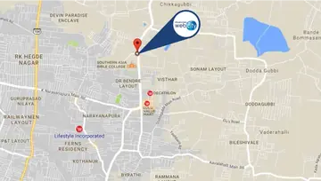 Location of Mantri Webcity - Image 43502
