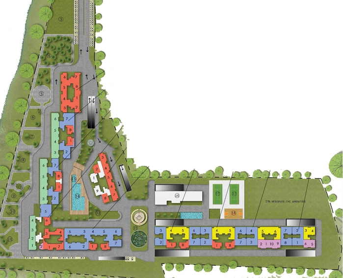 Master Plan of SJR Blue Waters in Sarjapur, Bangalore - Image 43518