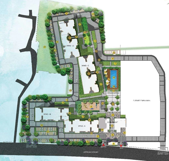 Master Plan of Ajmera Florenza in Yelahanka, Bangalore - Image 43676