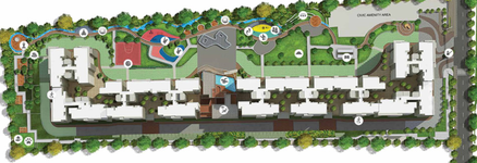 Master Plan of Godrej Aqua in Airport Road, Bangalore - Image 43754