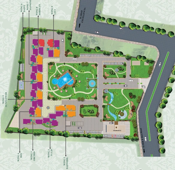 Master Plan of Ahad Serenity in Sarjapur, Bangalore - Image 43773
