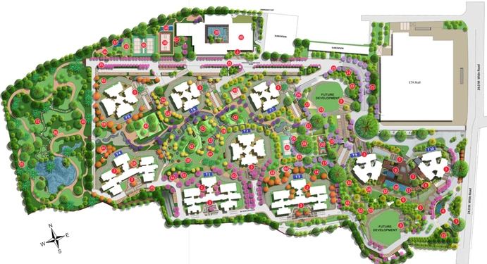 Master Plan of Shapoorji Parkwest in Binnypet, Bangalore - Image 44182