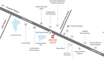 Location of Arvind Oasis - Image 44431