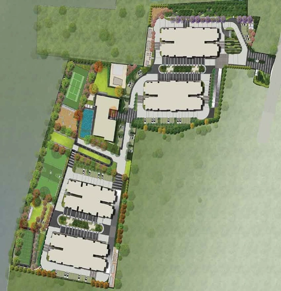 Master Plan of Assetz Bloom and Dell in Whitefield, Bangalore - Image 44461