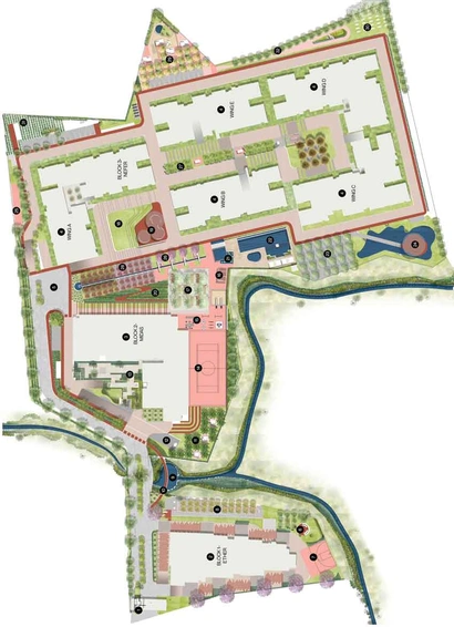Master Plan of Bricks Wonderwall in Sarjapur, Bangalore - Image 44531