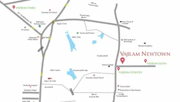 Location of Vajram Newtown - Image 100414