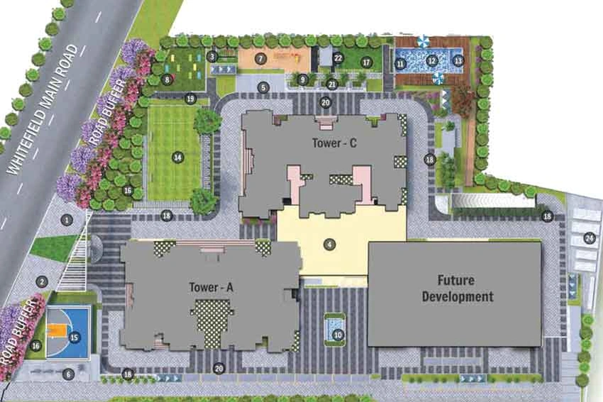 Master Plan of Incor Carmel Heights in Whitefield, Bangalore - Image 44633