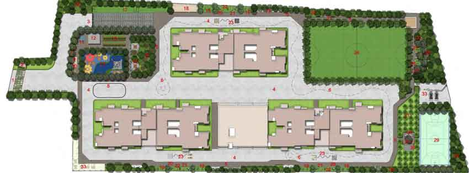 Master Plan of Keya Around the Life in Whitefield, Bangalore - Image 44759