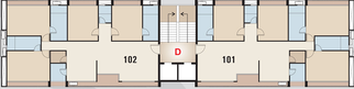 Floor Plan of The Atmosphere Green in Vesu, Surat - Image 38448