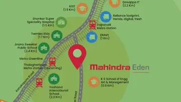 Location of Mahindra Eden - Image 44955