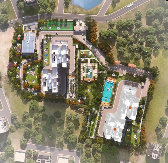 Master Plan of Mahindra Eden in Kanakapura, Bangalore - Image 44957