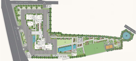 Master Plan of DNR Highline in Rajajinagar, Bangalore - Image 44977