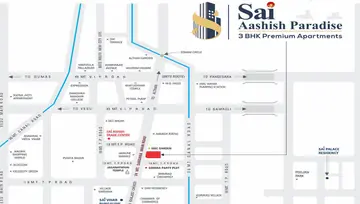 Location of Sai Aashish Paradise - Image 38500