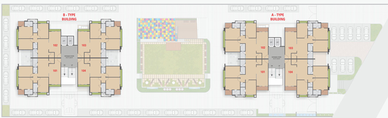 Master Plan of Sai Aashish Paradise in Bhimrad, Surat - Image 38502