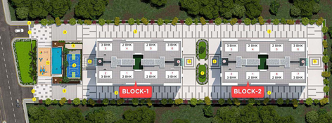 Master Plan of Pride Pegasus in Hennur Road, Bangalore - Image 45146