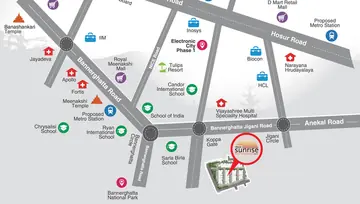 Location of Pride Sunrise - Image 45159