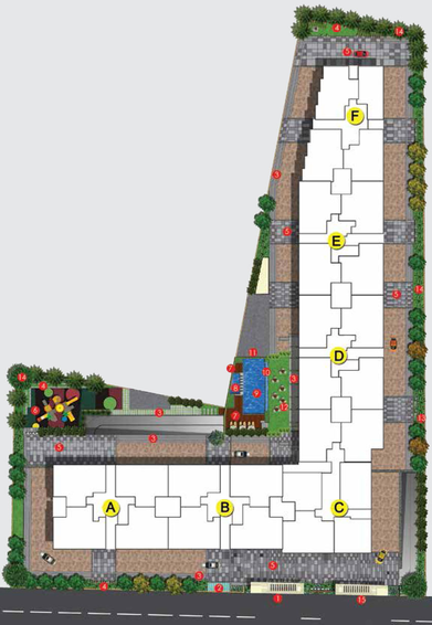 Master Plan of Adarsh Mayberry in Bellandur, Bangalore - Image 45339