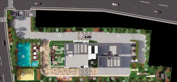 Master Plan of Adarsh Stratuss in JP Nagar, Bangalore - Image 45394