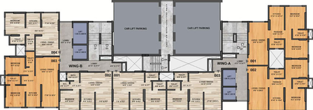 Floor Plan of Haware Altura in Vikhroli East, Mumbai - Image 42741