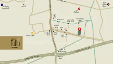 Location of Adarsh Tulip Skyview - Image 97888