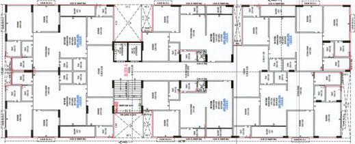 Floor Plan of Satvam Antrix in Vastral, Ahmedabad - Image 32437