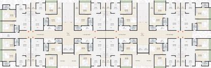 Floor Plan of Copper 84 in Nana Chiloda, Ahmedabad - Image 32465