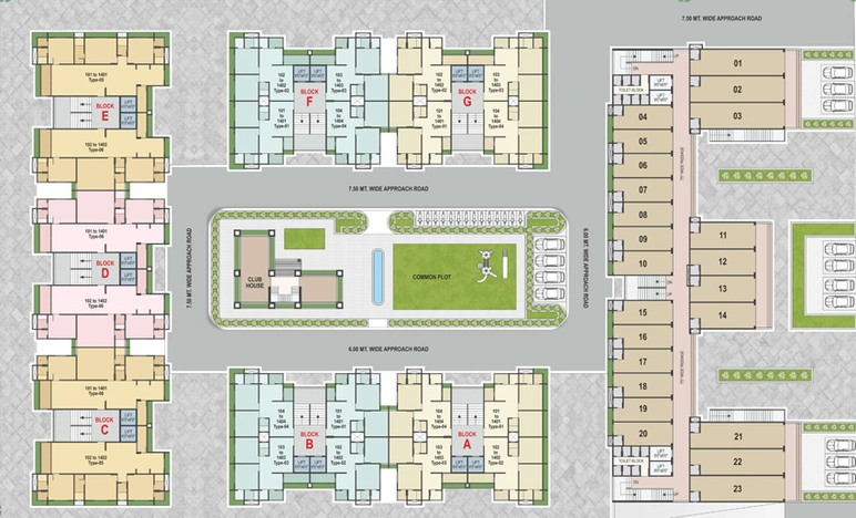 Master Plan of Shreeji Elegance in Nava Naroda, Ahmedabad - Image 32701