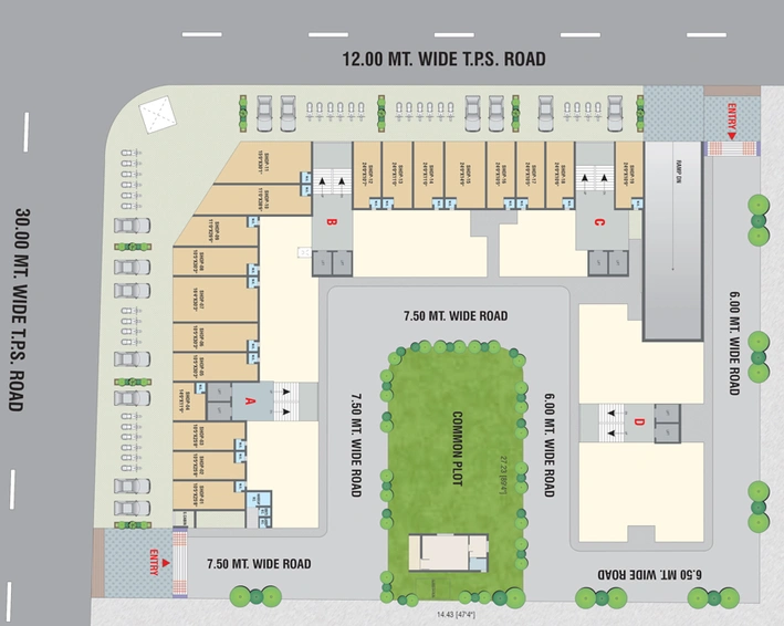 Master Plan of Shivansh Pratishtha Icon in Nava Naroda, Ahmedabad - Image 32835
