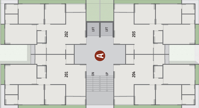 Floor Plan of Vivanta Heights 2 in Bhadaj, Ahmedabad - Image 72817