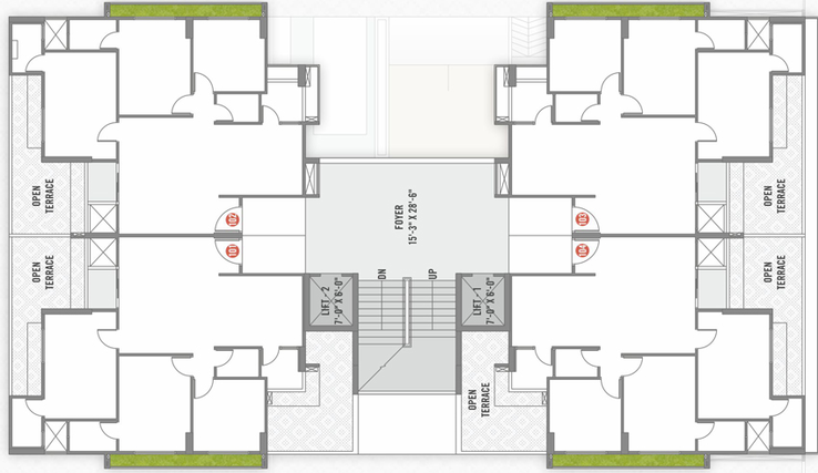 Floor Plan of Saral Casa in Sola, Ahmedabad - Image 121621
