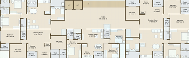Floor Plan of Nscale Tulip 34 in Kathwada, Ahmedabad - Image 32931