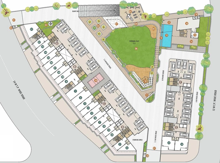 Master Plan of Arise Atlantis in Jagatpur, Ahmedabad - Image 495