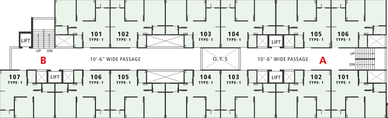 Floor Plan of Shivam Residency in Narolgam, Ahmedabad - Image 33105