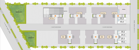 Master Plan of Neelkanth Pushkar Residency in Nava Naroda, Ahmedabad - Image 33120
