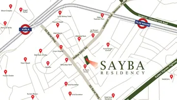 Location of Sayba Residency - Image 81873