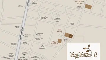 Location of Bluvian Vraj Vatika 2 - Image 33388