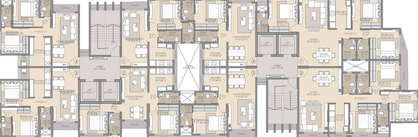 Floor Plan of Gagan 45 in Kurla East, Mumbai - Image 43175