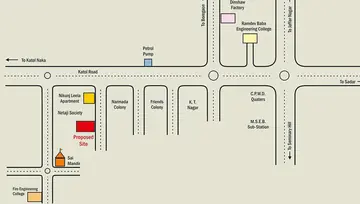 Location of Purnima Nikunj Residency - Image 10878